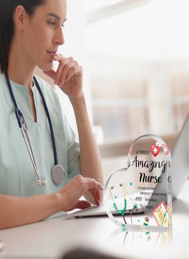 Tillskuch هدايا للممرضات والرجال: لوحة أكريليك محفورة مع علبة هدايا، هدايا تقدير للممرضات (LPN/RN) لأعياد الميلاد، عيد الميلاد، يوم الممرضات، أسبوع الممرضات، ديكور مكتب الممرضات، هدية تخرج لطلاب التمريض - Image 5